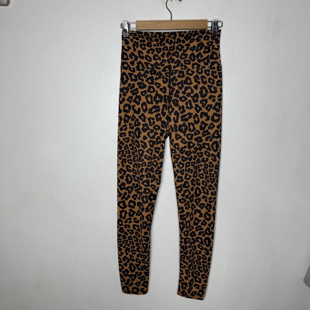 Beach Riot Animal Print Leopard Leggings Athletic‎ Women's Large Activewear Gym